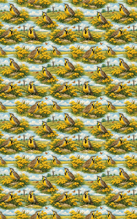 Nebraska Flora & Fauna - London Penny Gift Wrap