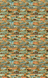 Nebraska Postcard Memories - London Penny Gift Wrap