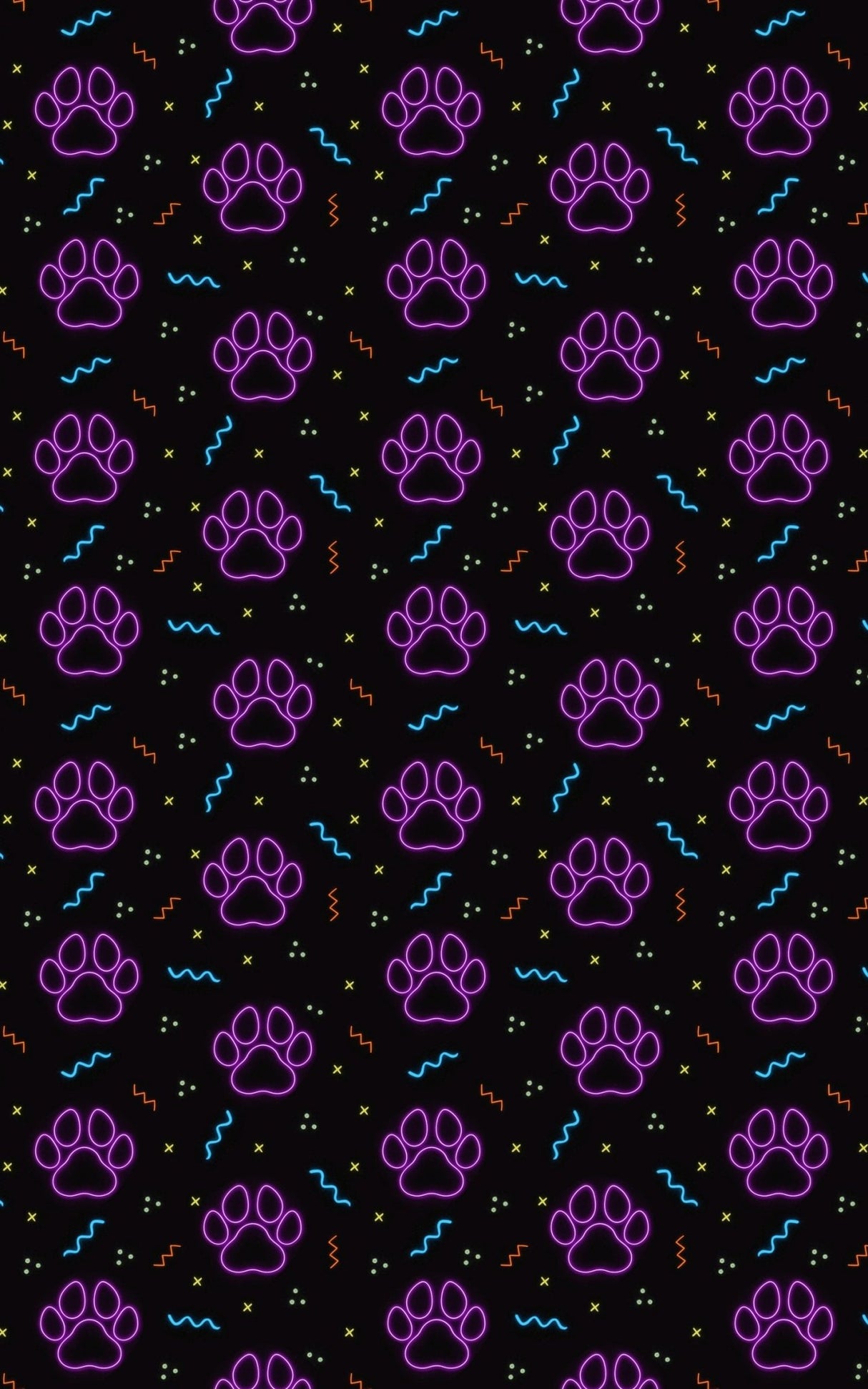 Neon Paws - London Penny Gift Wrap