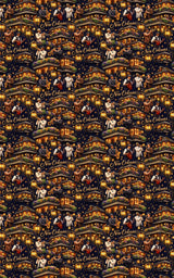 New Orleans French Quarter Nights - London Penny Gift Wrap