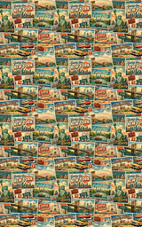 New York Postcard Memories - London Penny Gift Wrap