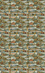 New Hampshire Postcard Memories - London Penny Gift Wrap