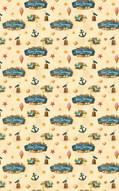 New Jersey Shore Classic - London Penny Gift Wrap