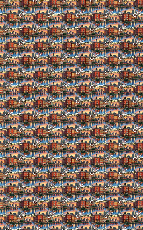 Newark Brick City Lights - London Penny Gift Wrap