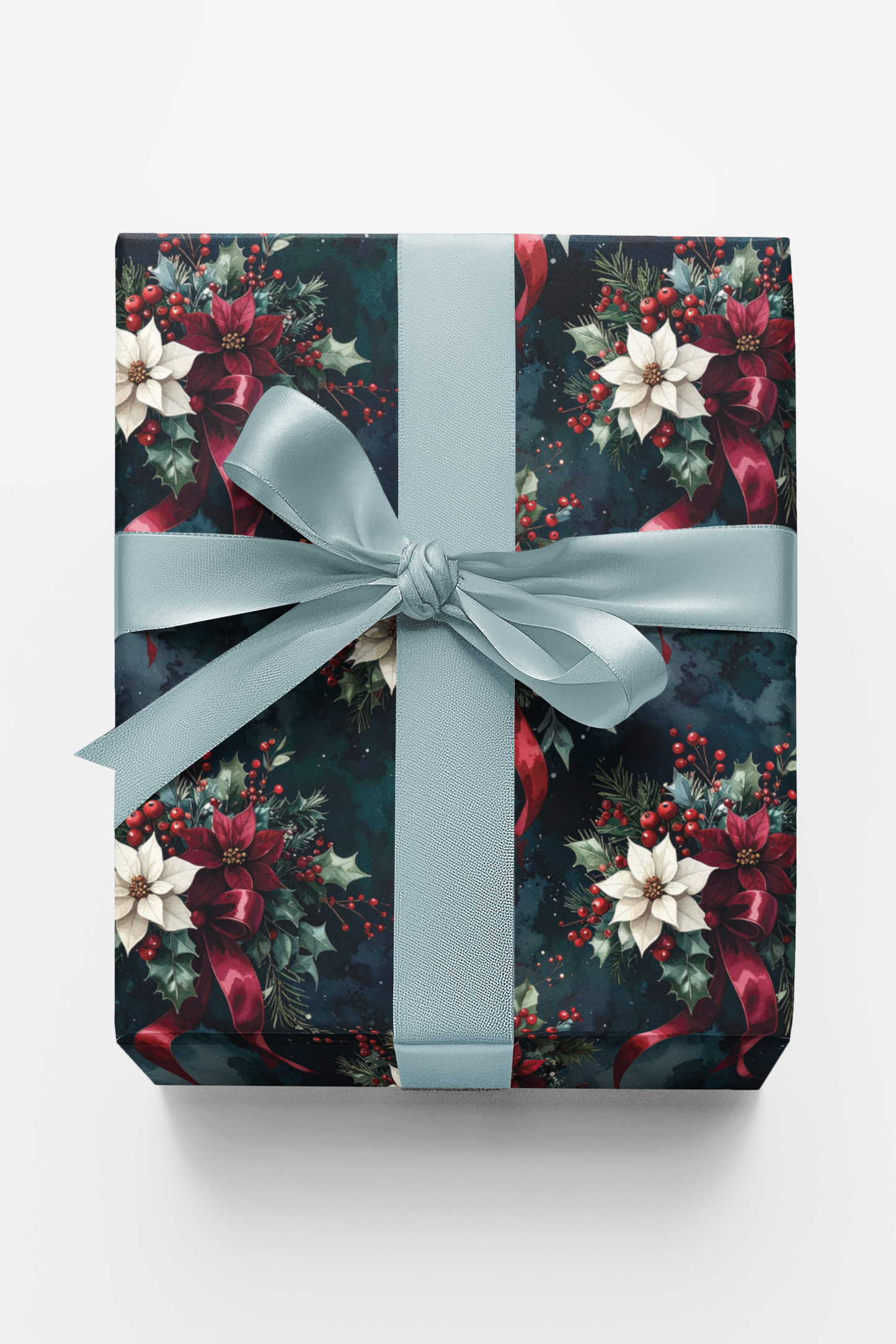 LIMITED TIME | Noir Holiday Bouquet Wrapping Paper