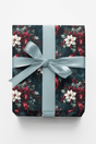 LIMITED TIME | Noir Holiday Bouquet Wrapping Paper - London Penny Gift Wrap