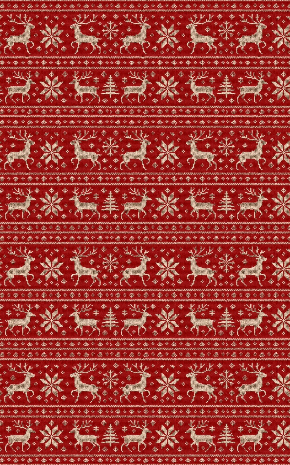 Nordic Reindeer Knit - London Penny Gift Wrap