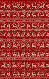 Nordic Reindeer Knit - London Penny Gift Wrap