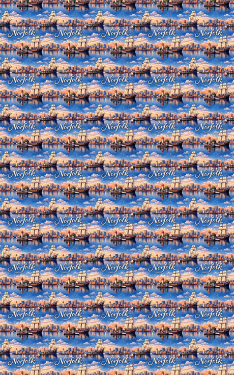 Norfolk Naval Nights - London Penny Gift Wrap