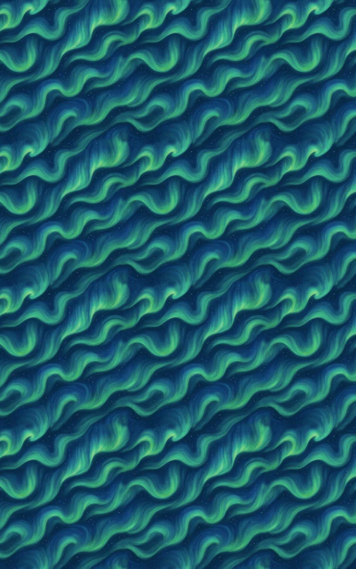 Northern Lights Waves - London Penny Gift Wrap