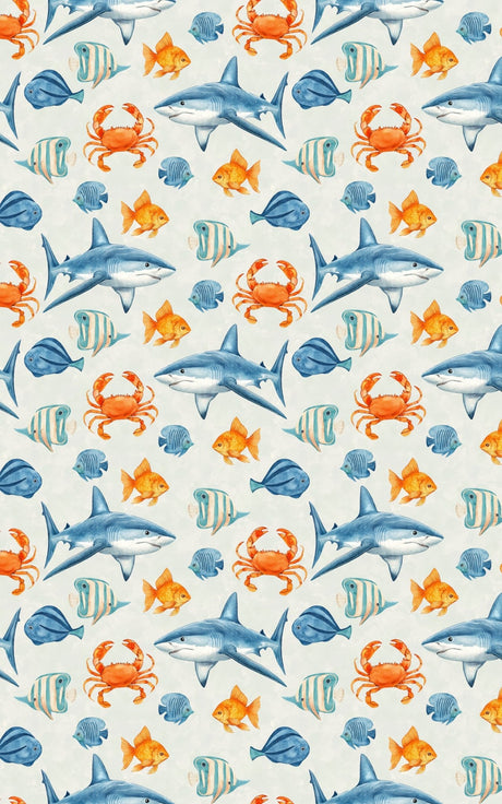 Ocean Whimsy - London Penny Gift Wrap