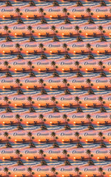 Oceanside Coastal Pier Glow - London Penny Gift Wrap