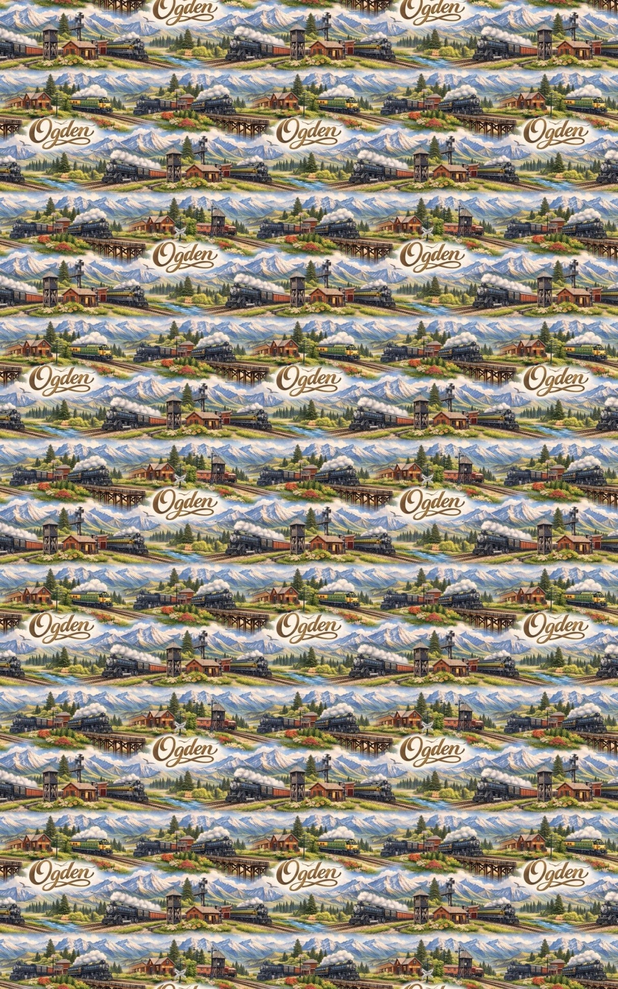 Ogden Rail & Range - London Penny Gift Wrap