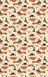 Oklahoma City Western Past - London Penny Gift Wrap