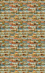 Oklahoma Postcard Memories - London Penny Gift Wrap