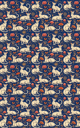 Oriental Shorthair Lines - London Penny Gift Wrap