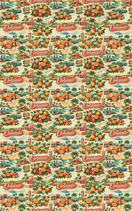Orlando Citrus & Sunshine - London Penny Gift Wrap