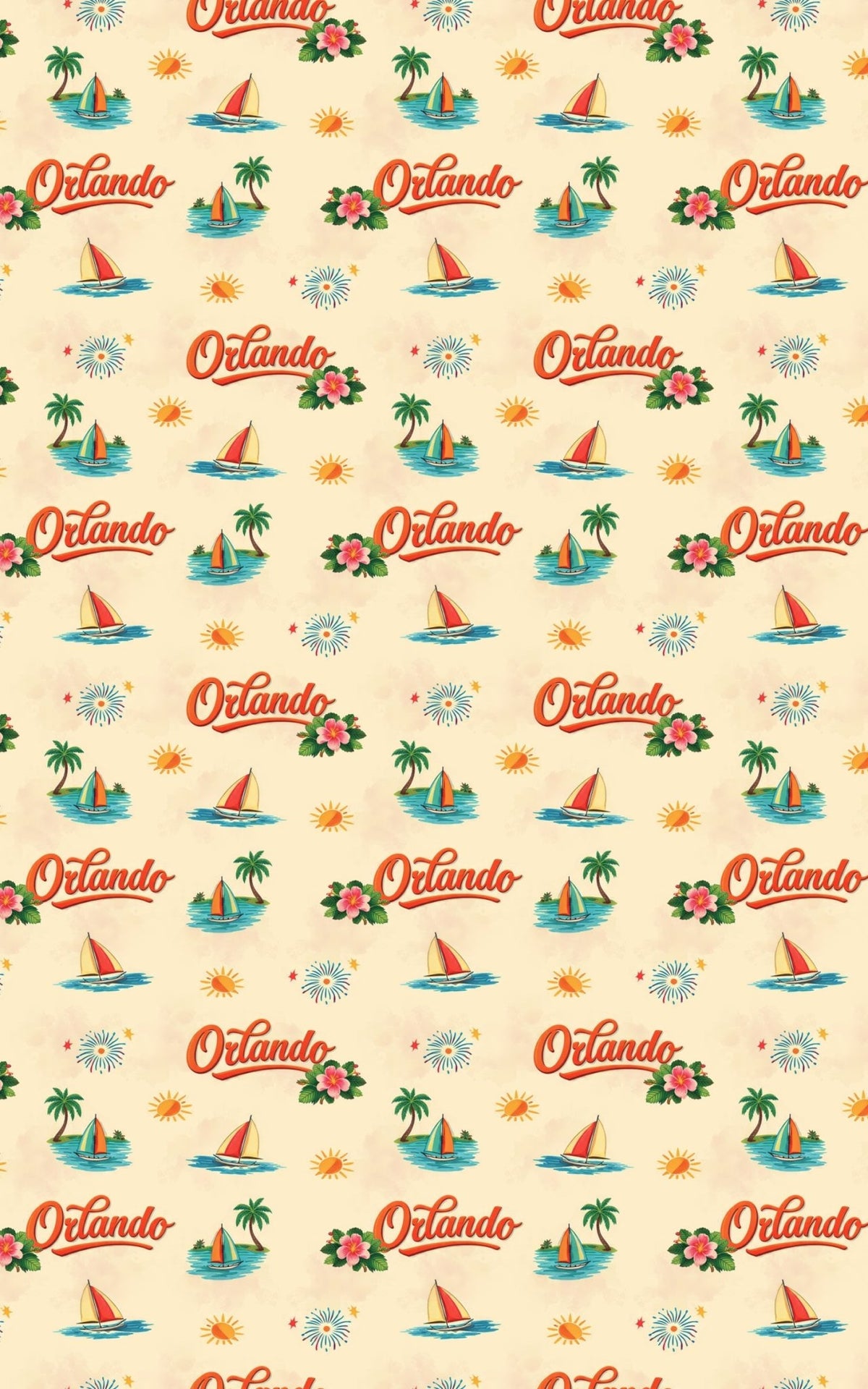 Orlando Theme Park Era Retro - London Penny Gift Wrap