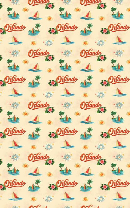 Orlando Theme Park Era Retro