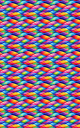 Overlap Prism Waves - London Penny Gift Wrap