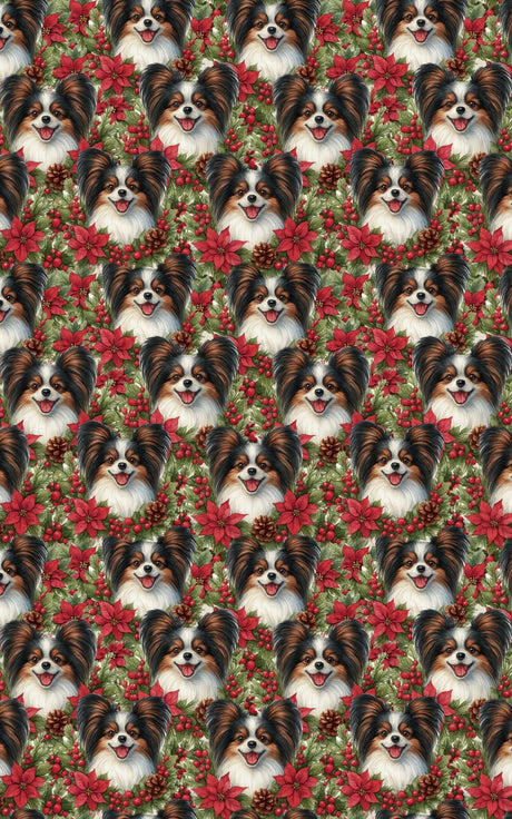 Festive Papillon Petals - London Penny Gift Wrap