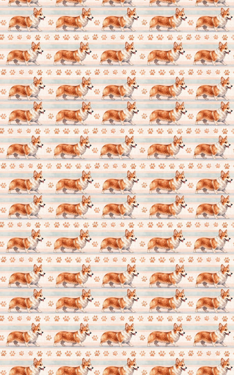 Pastel Paw Parade - London Penny Gift Wrap
