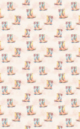 Pastel Rainboot Parade - London Penny Gift Wrap