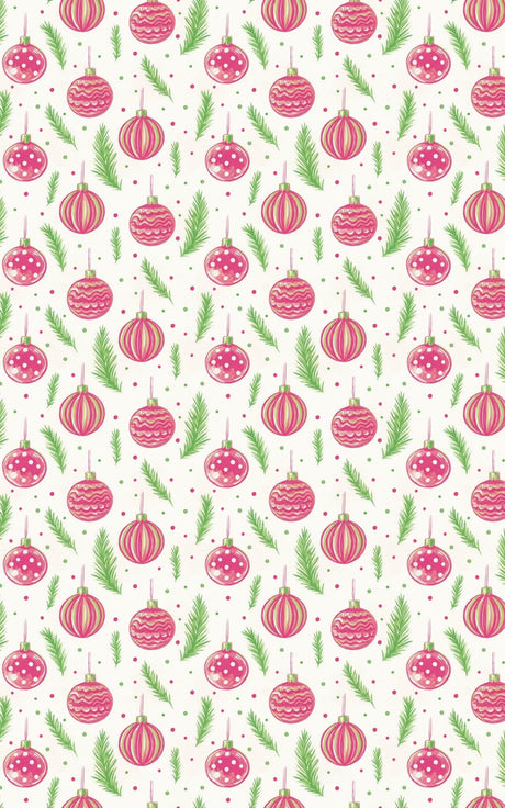 Pastel Winter Baubles - London Penny Gift Wrap