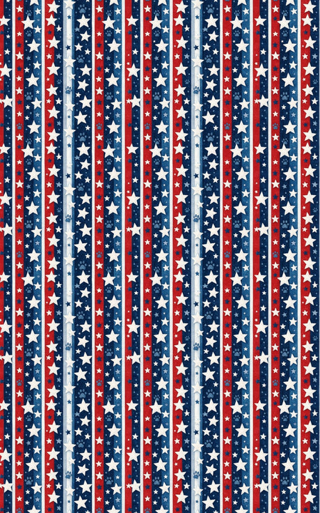 Patriotic Paws - London Penny Gift Wrap