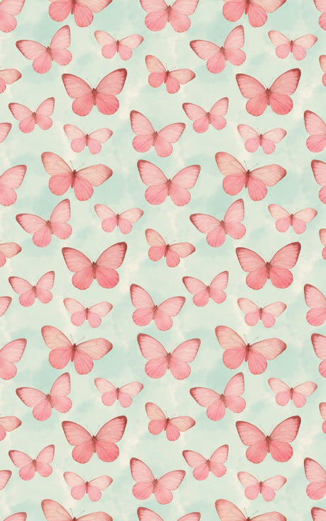 Peach Blossom Flight - London Penny Gift Wrap