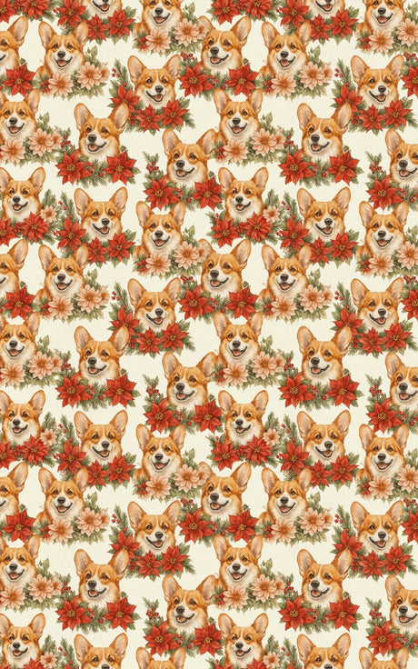 A Very Merry Corgi Christmas - London Penny Gift Wrap