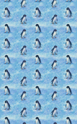 Penguins in the Snow - London Penny Gift Wrap