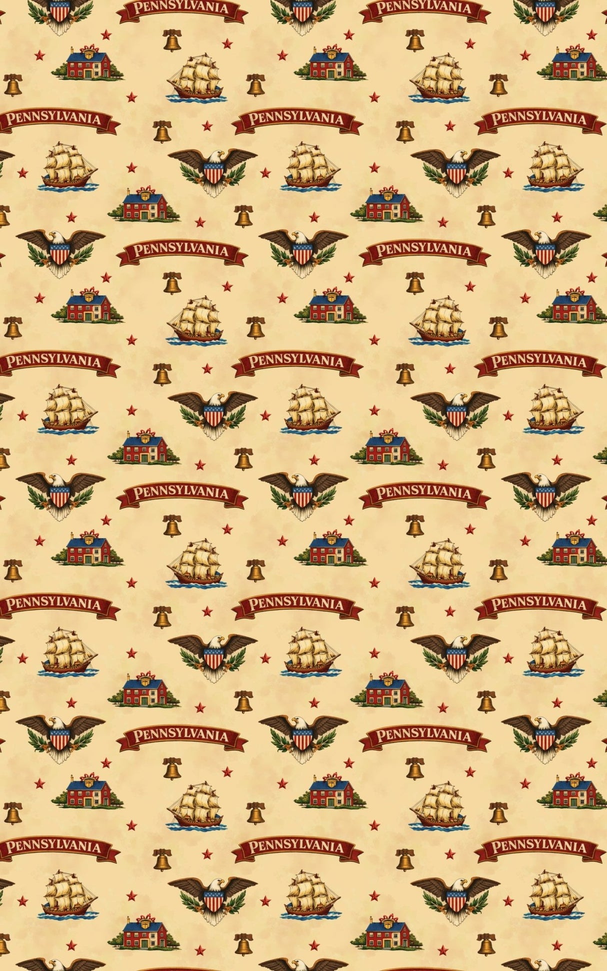 Pennsylvania Colonial Craft - London Penny Gift Wrap