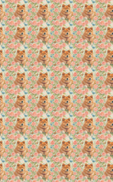 Penny Pastel Garden - London Penny Gift Wrap