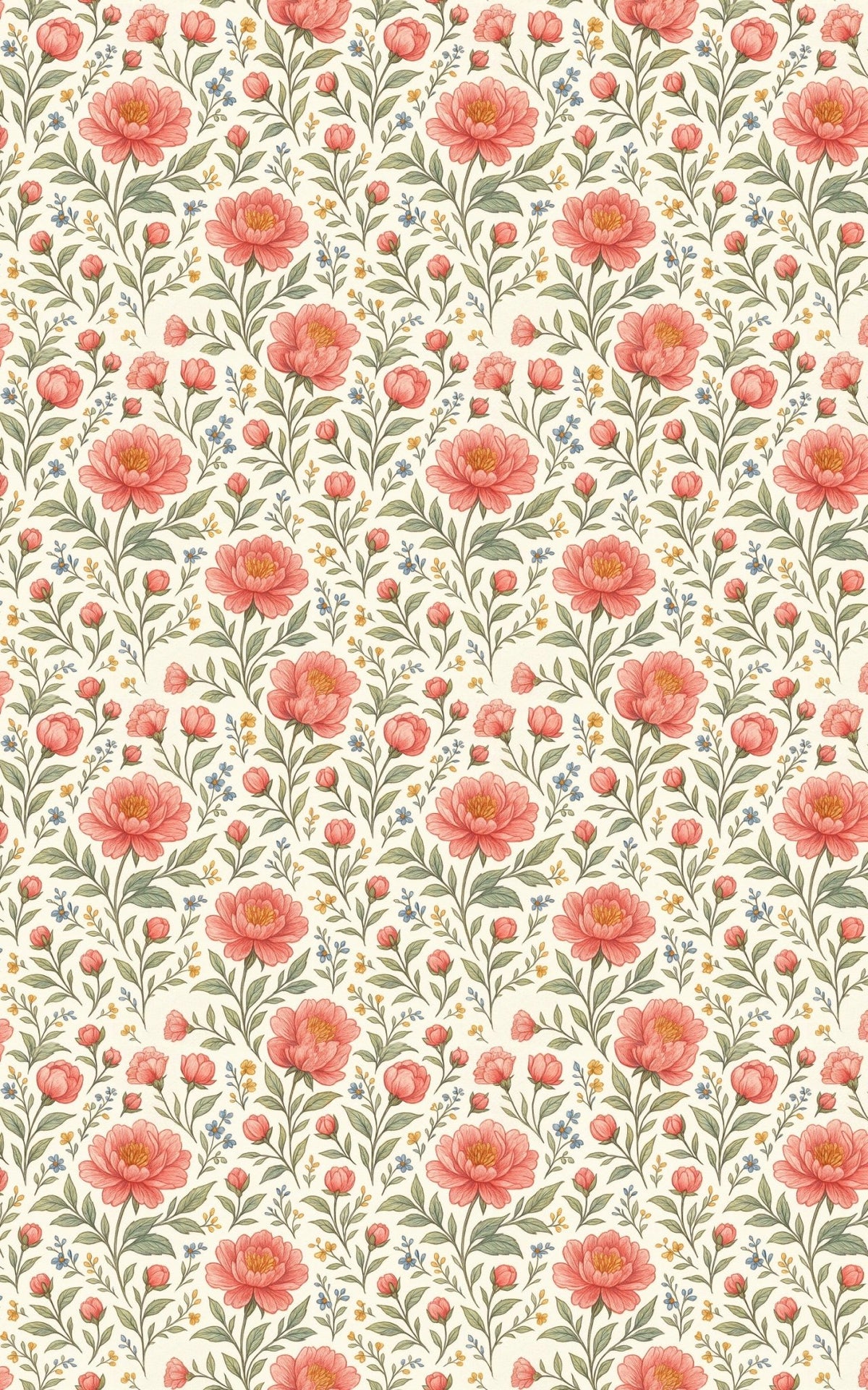 Peony Sketchbook - London Penny Gift Wrap