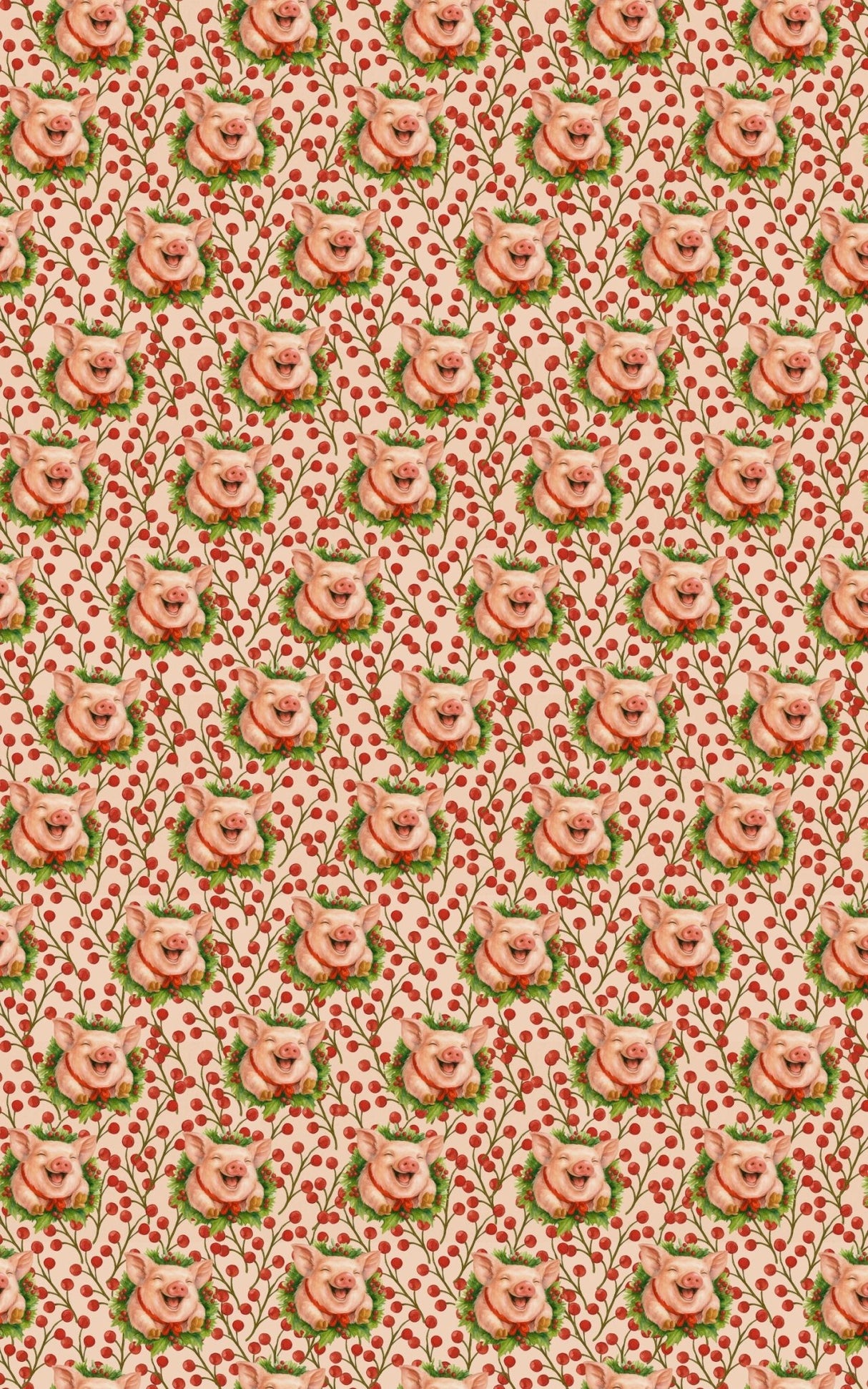 Piggy Tidings - London Penny Gift Wrap