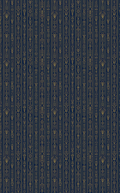 Pinstripe Art Deco