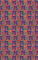 Pitbull Patchwork - London Penny Gift Wrap