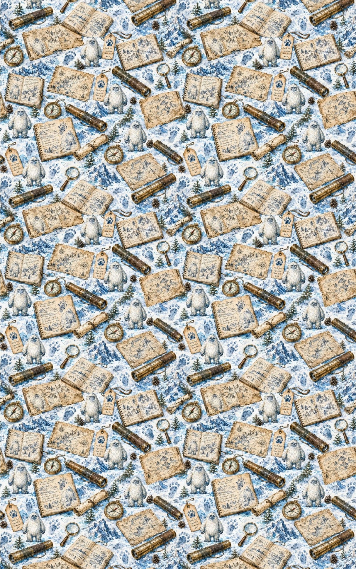 LIMITED TIME | Frost bound Exploration Wrapping Paper - London Penny Gift Wrap