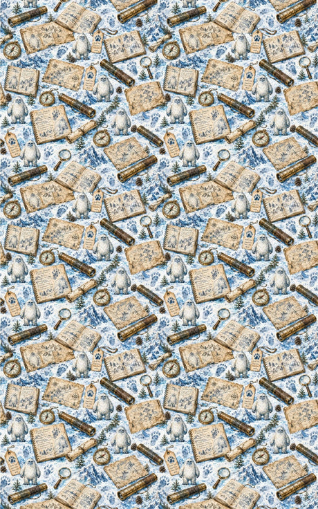 LIMITED TIME | Frost bound Exploration Wrapping Paper - London Penny Gift Wrap