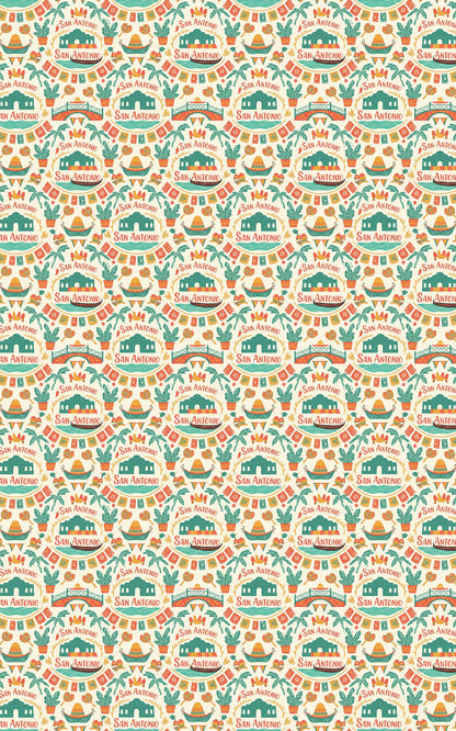 San Antonio – Fiesta & Riverwalk Wrapping Paper