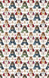 Royal Crown Maine Coons Wrapping Paper - London Penny Gift Wrap
