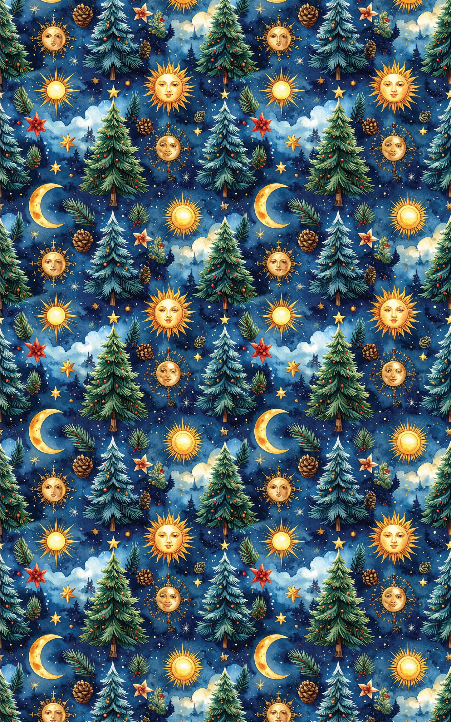 LIMITED TIME | Astronomer's Winter Garden Wrapping Paper