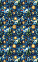 LIMITED TIME | Astronomer's Winter Garden Wrapping Paper - London Penny Gift Wrap