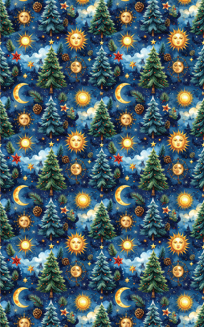 LIMITED TIME | Astronomer's Winter Garden Wrapping Paper
