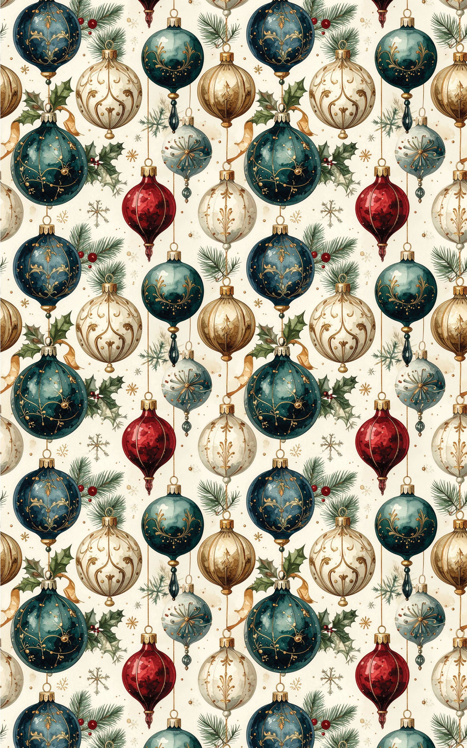 LIMITED TIME | Glass Ornament Archives Wrapping Paper