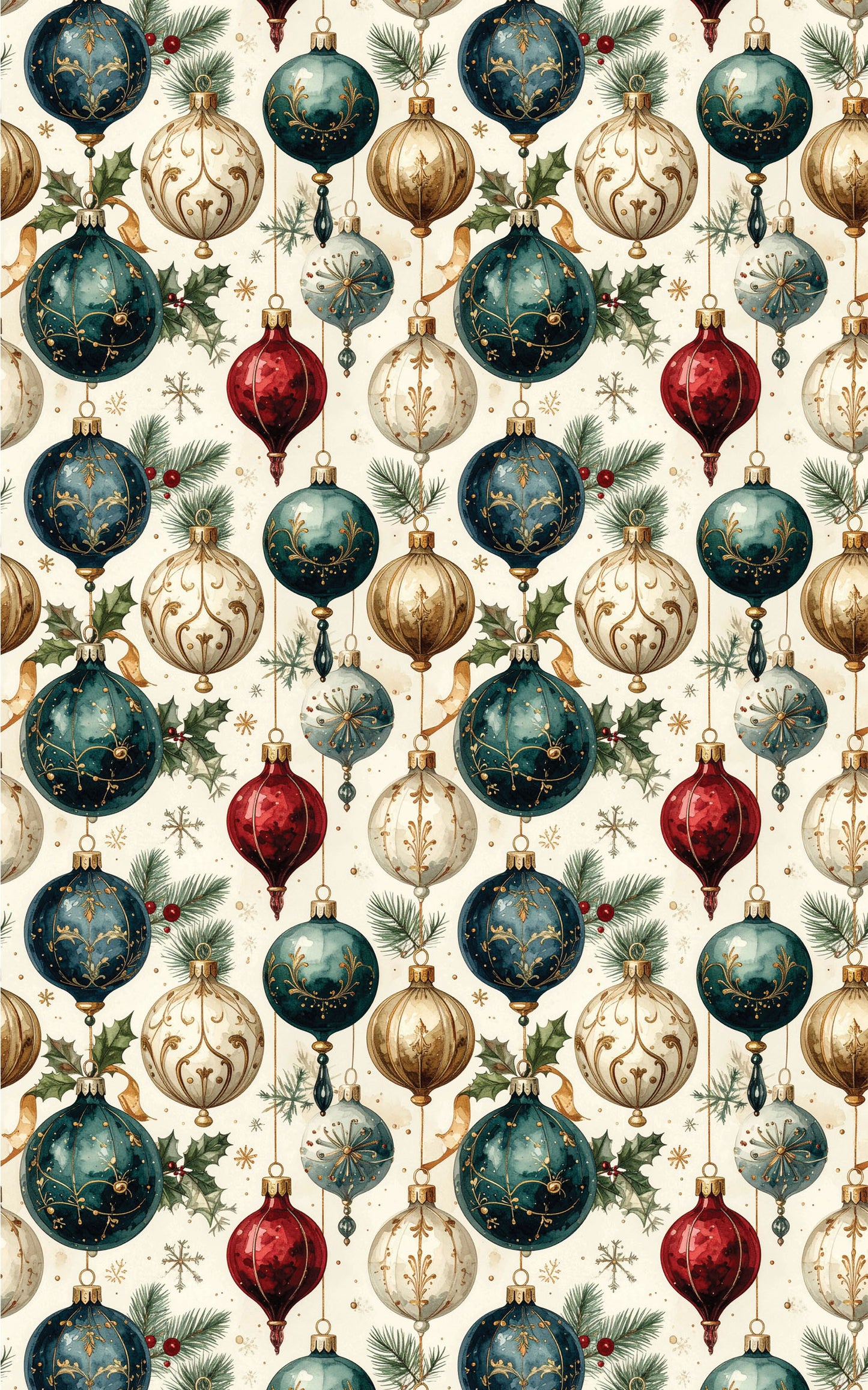LIMITED TIME | Glass Ornament Archives Wrapping Paper