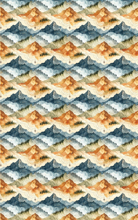 Topographic Summit Wrapping Paper - London Penny Gift Wrap