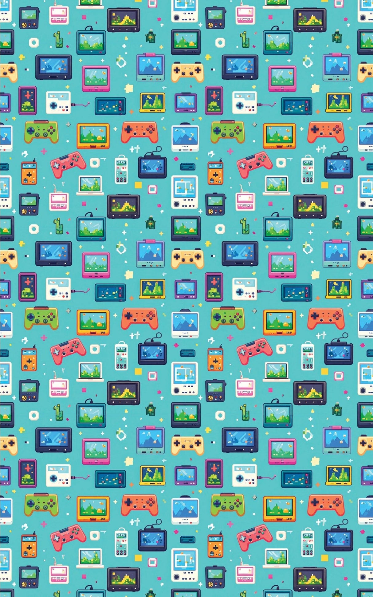 Pixel Pocket World Wrapping Paper - London Penny Gift Wrap
