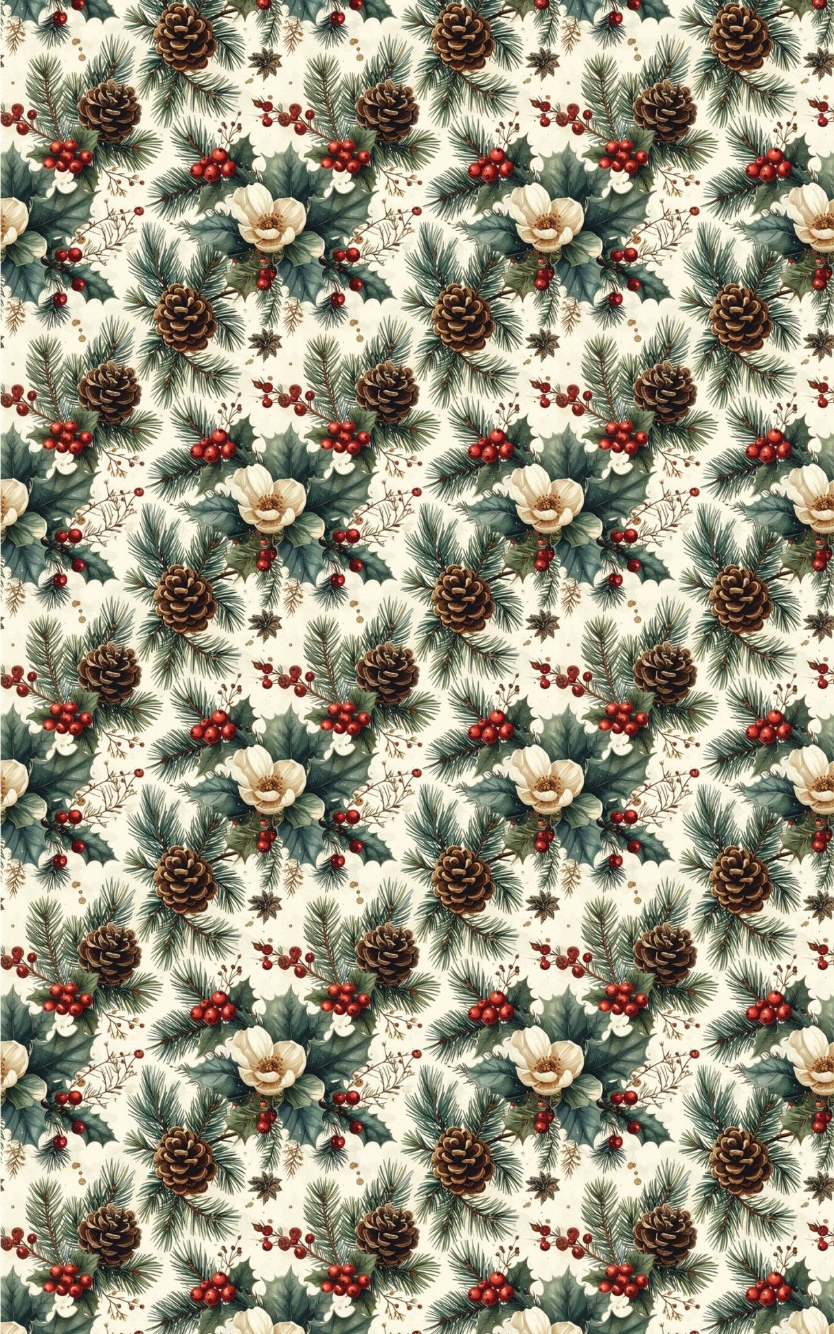 LIMITED TIME | Heritage Winter Botanicals Wrapping Paper - London Penny Gift Wrap